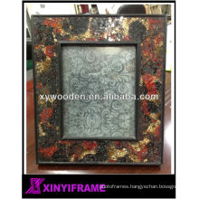 New Design Modern Wooden Mosaic Frame Mirror